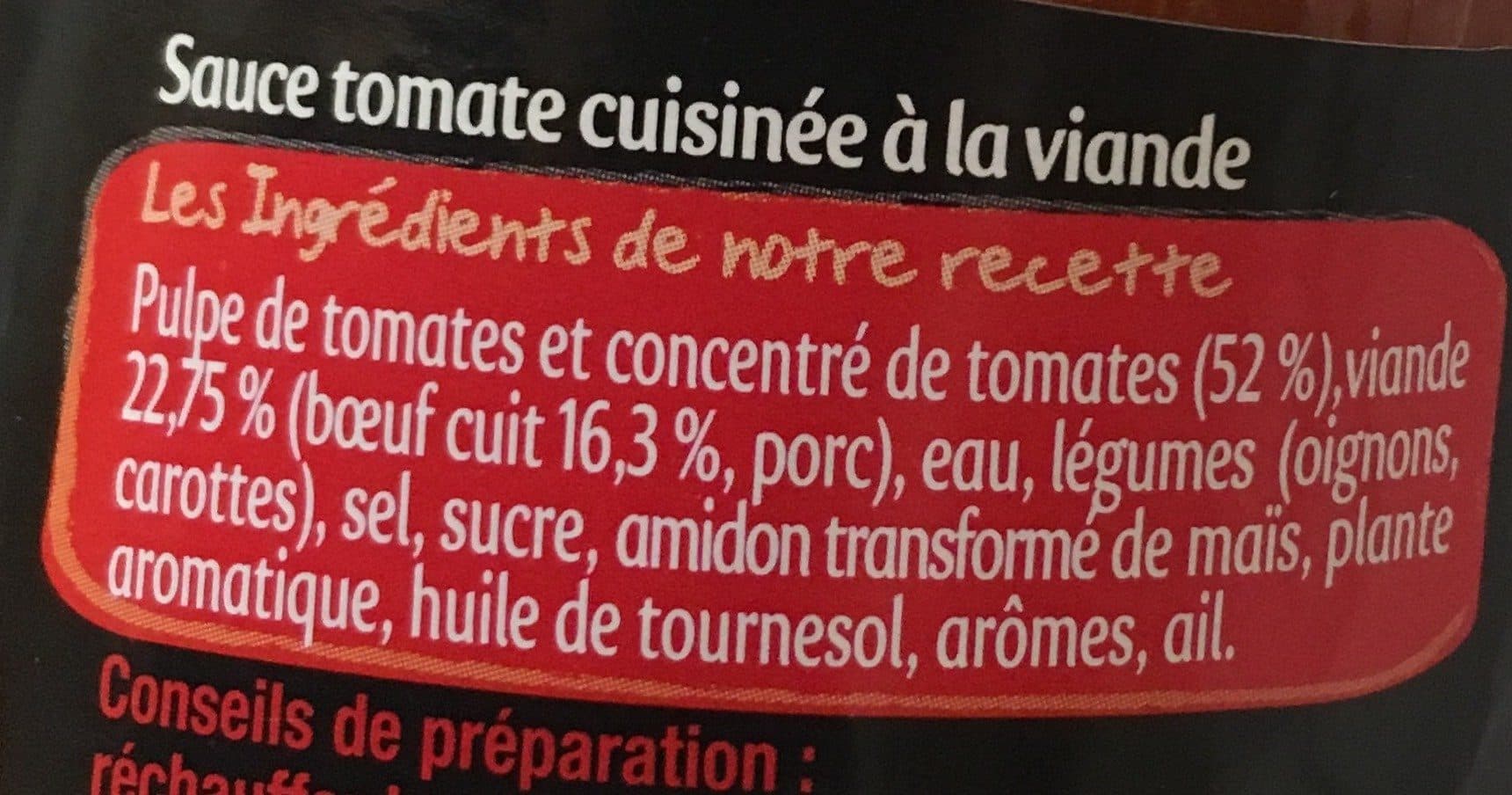 Panzani Panzani - spf - sauce bolognaise extra riche packshot