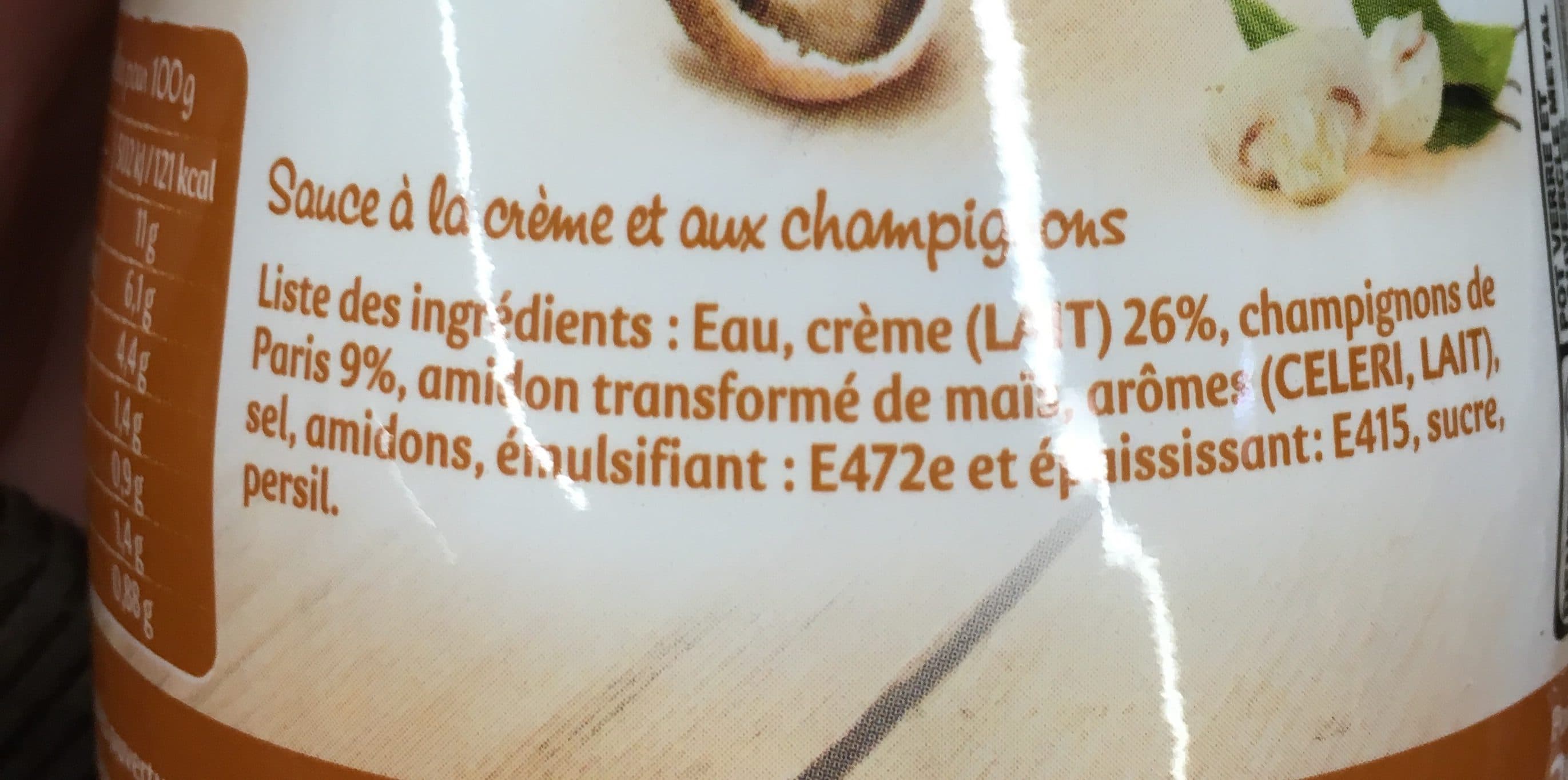 Panzani Sauce pour Poulet Crème Champignons Facile packshot
