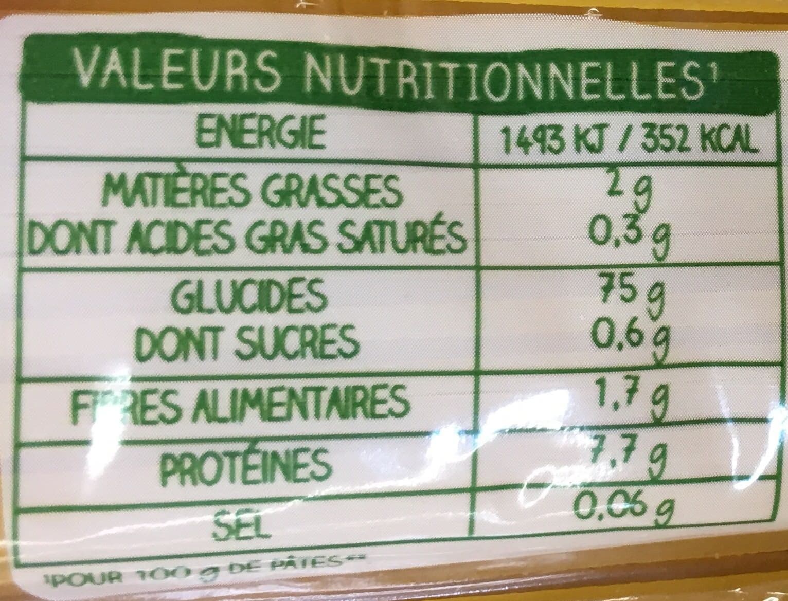 Panzani Sans gluten Spaghetti packshot