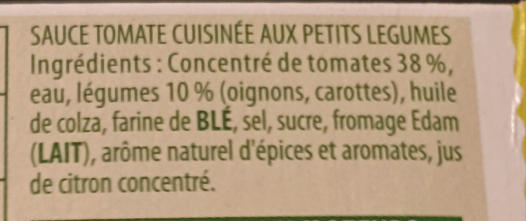 Panzani Sauce Tomate concentrée cuisinée aux petits légumes packshot