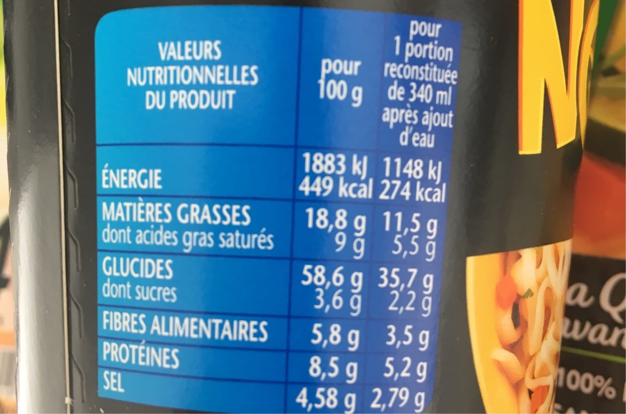 Lustucru Banzaï Noodle saveur poulet packshot