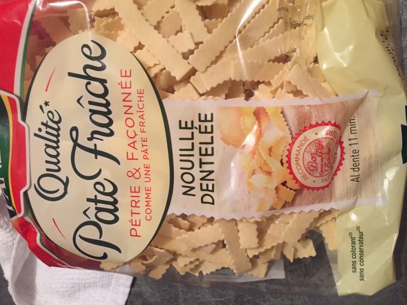 Panzani Panzani nouille qualite pate fraiche packshot