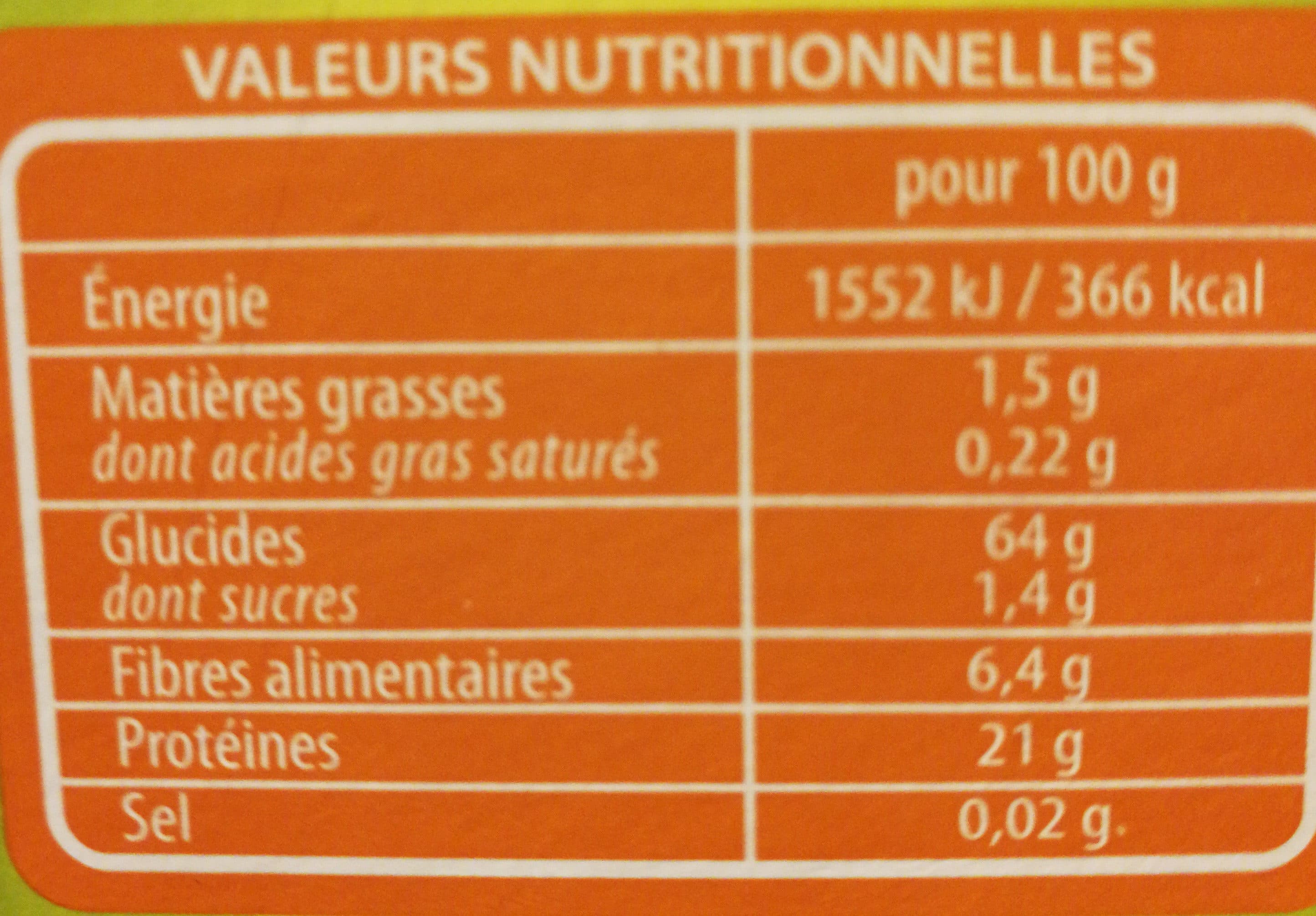 Lustucru Lentilles faciles packshot