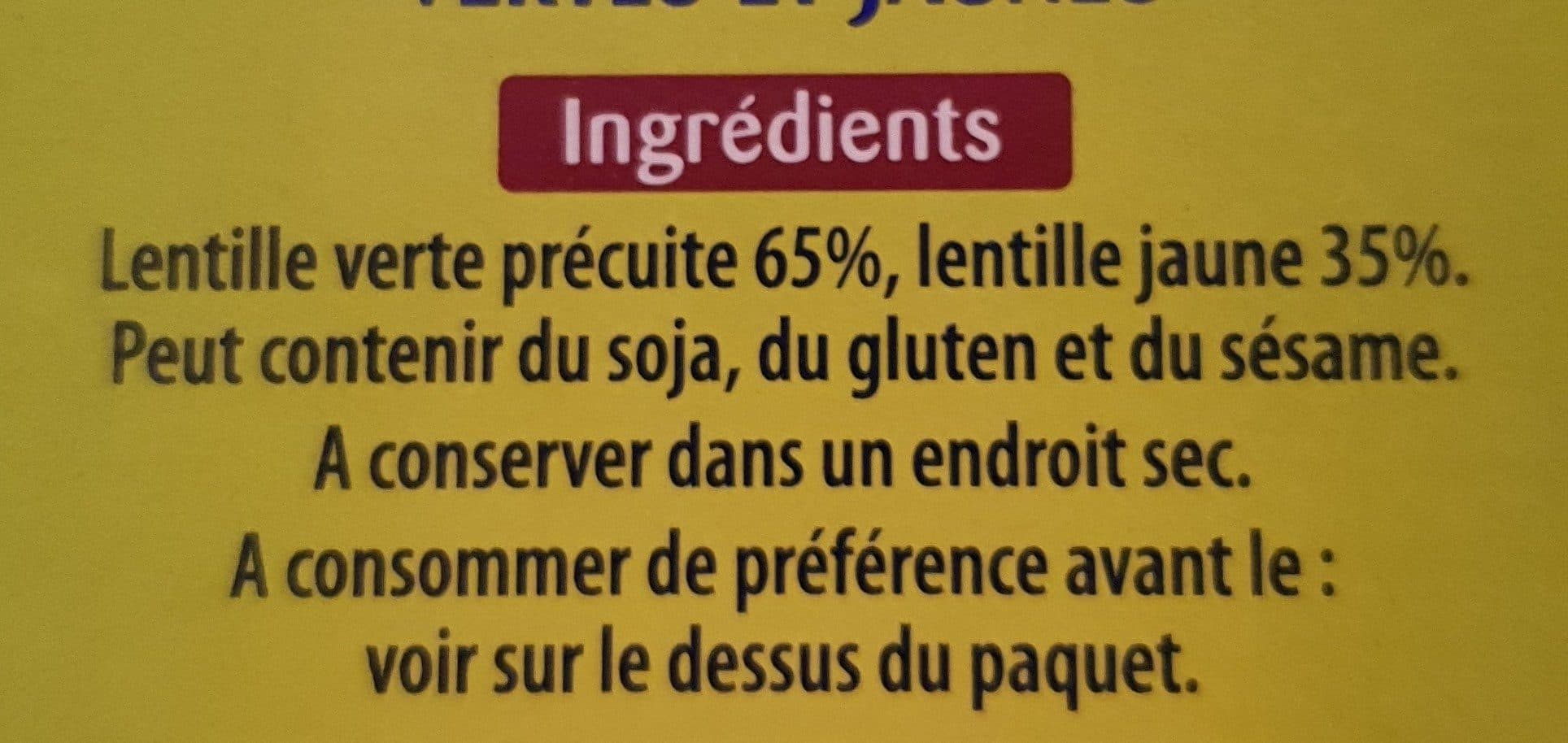 Lustucru Lentilles packshot