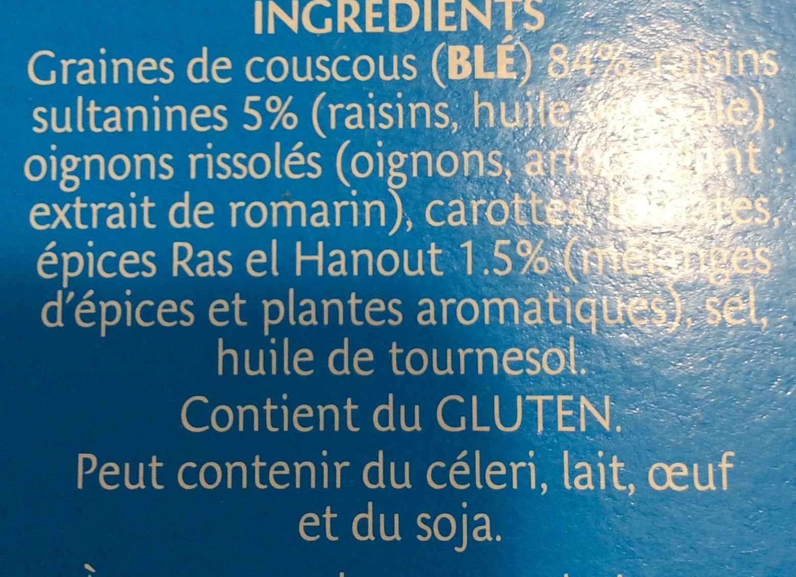 Ferrero Couscous aux Épices et Petits Raisins Sachet Cuisson 360 g packshot