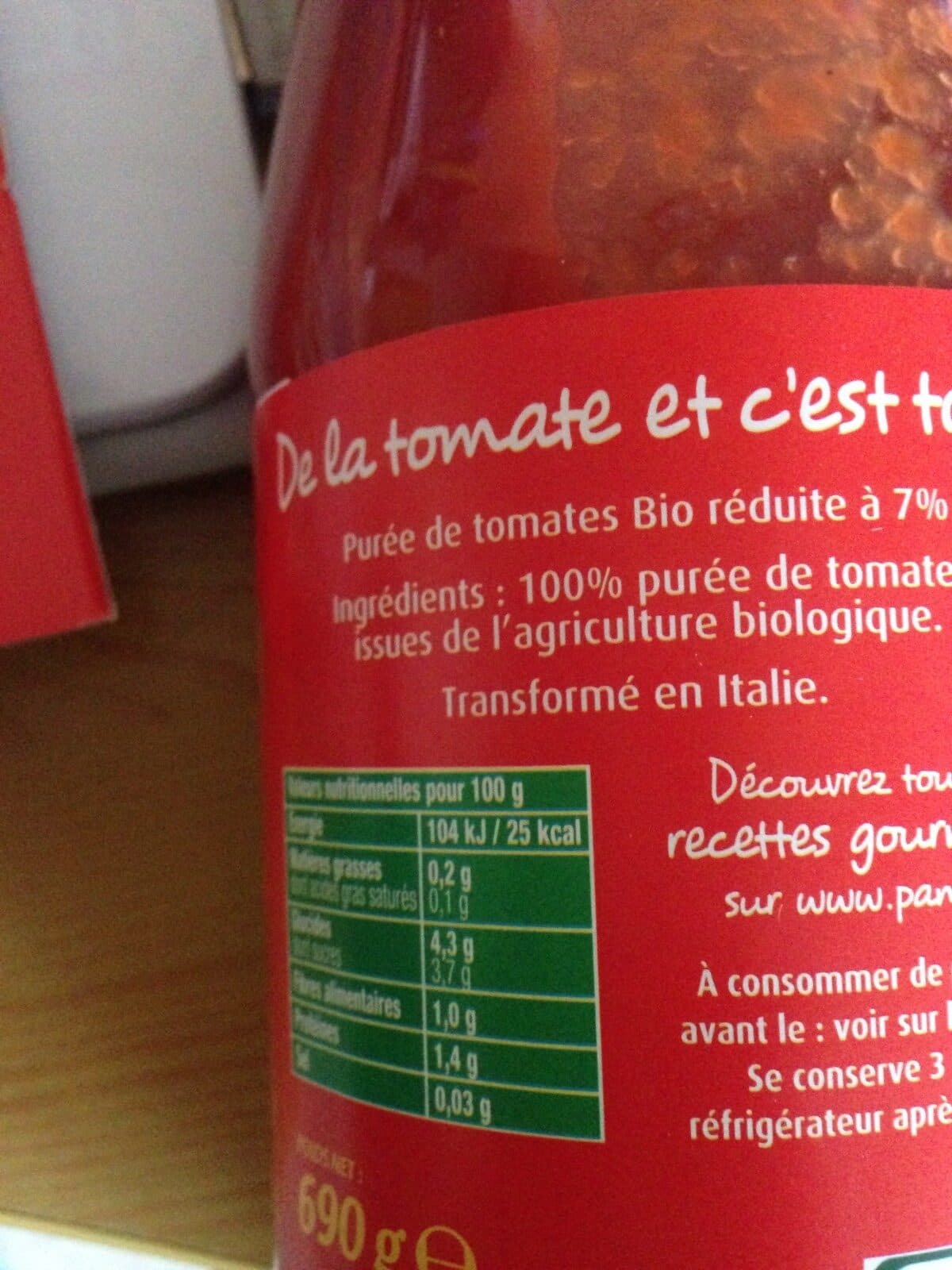 Panzani Panzani - bc - tomapulp nature bio packshot