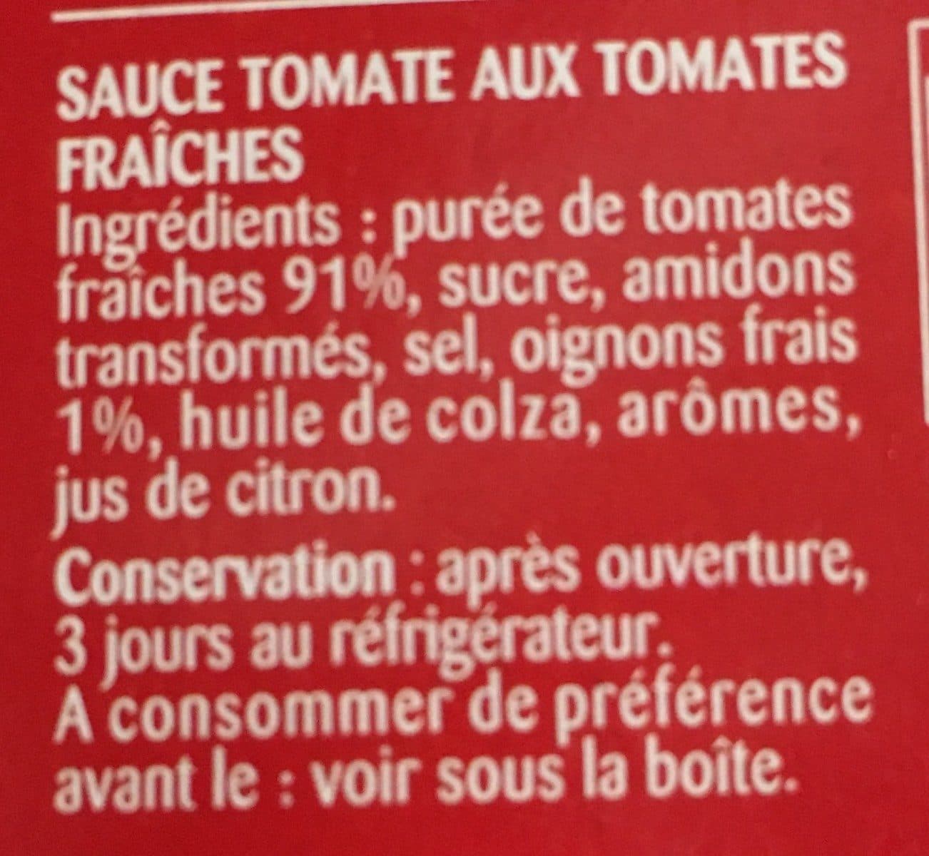 Panzani Panzani sauce tomate fraiche 3x190g packshot
