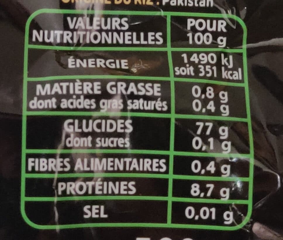 Taureau Ailé Riz basmati bio packshot