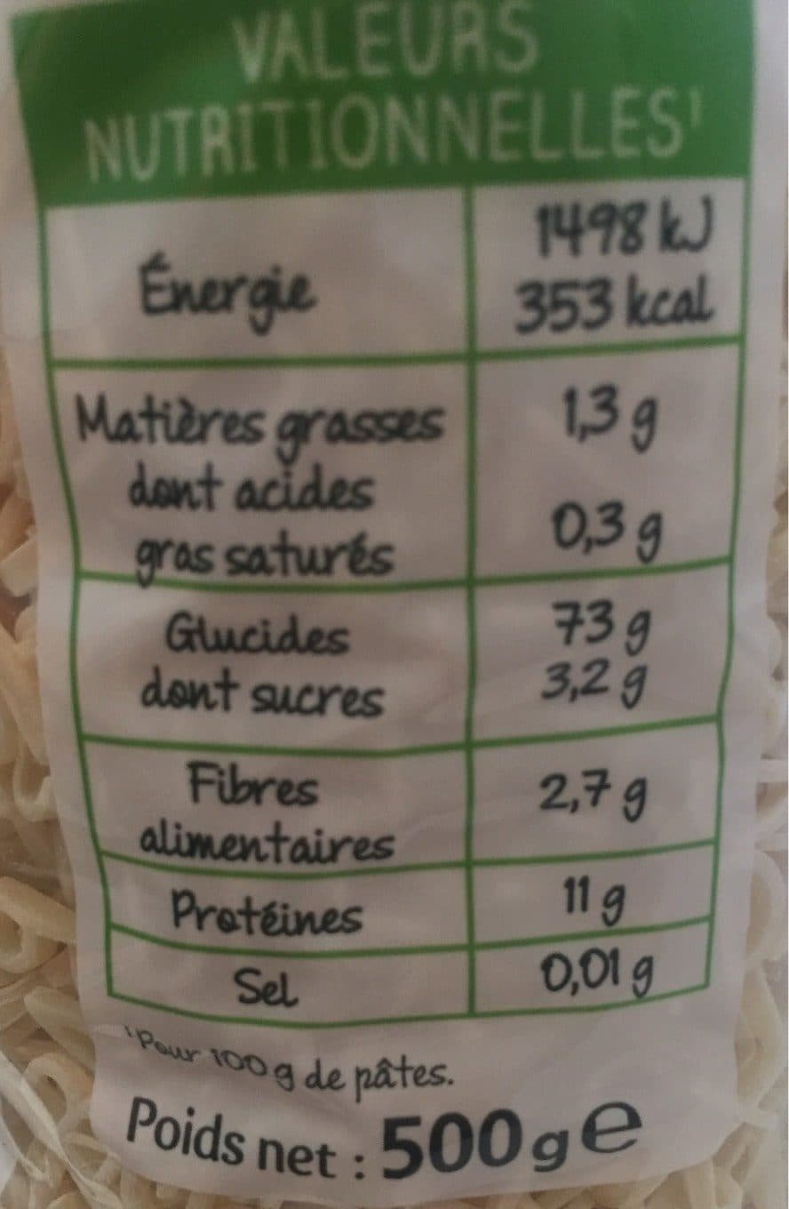 Panzani Pâtes Alphabet Bio packshot