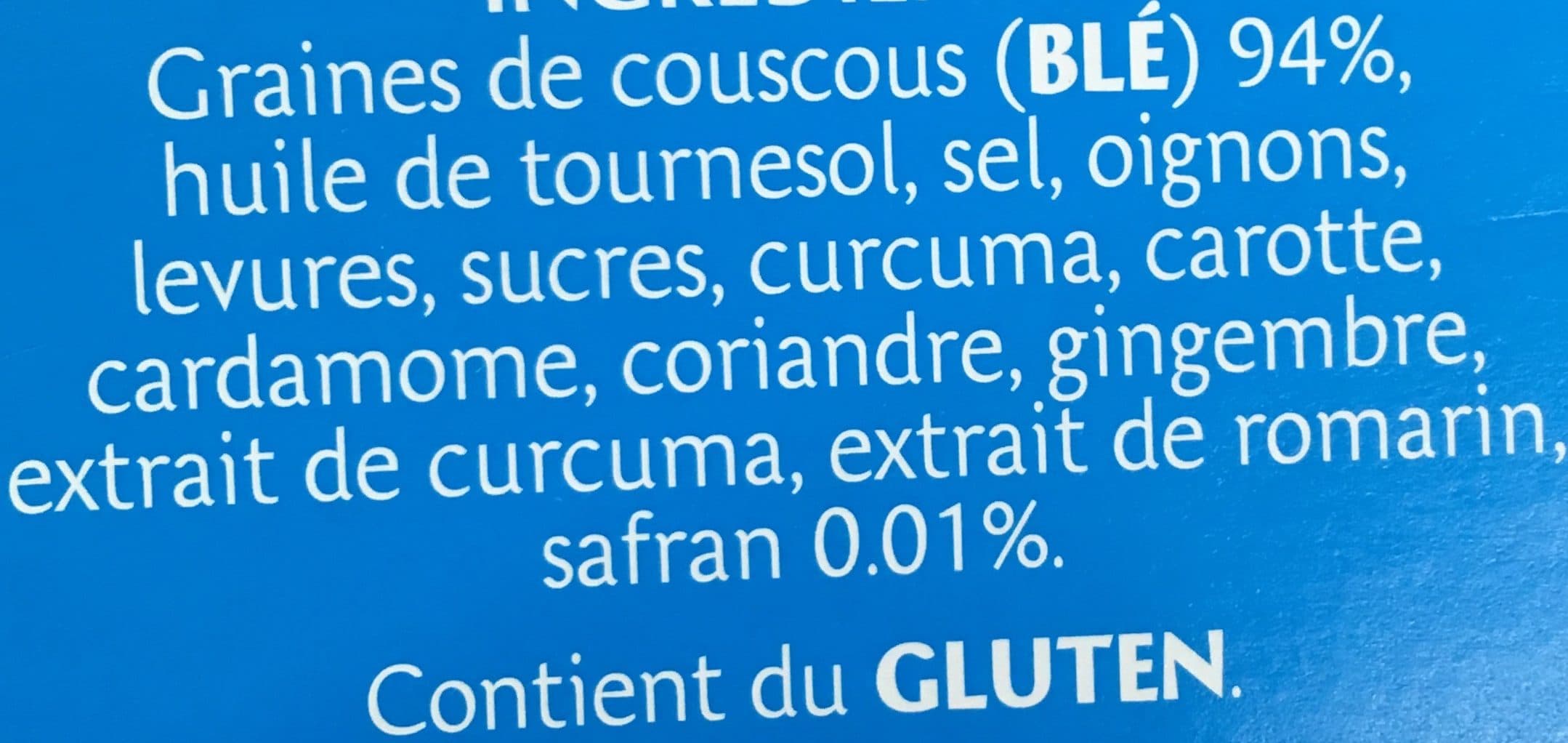 Ferrero Couscous Safran Doux packshot