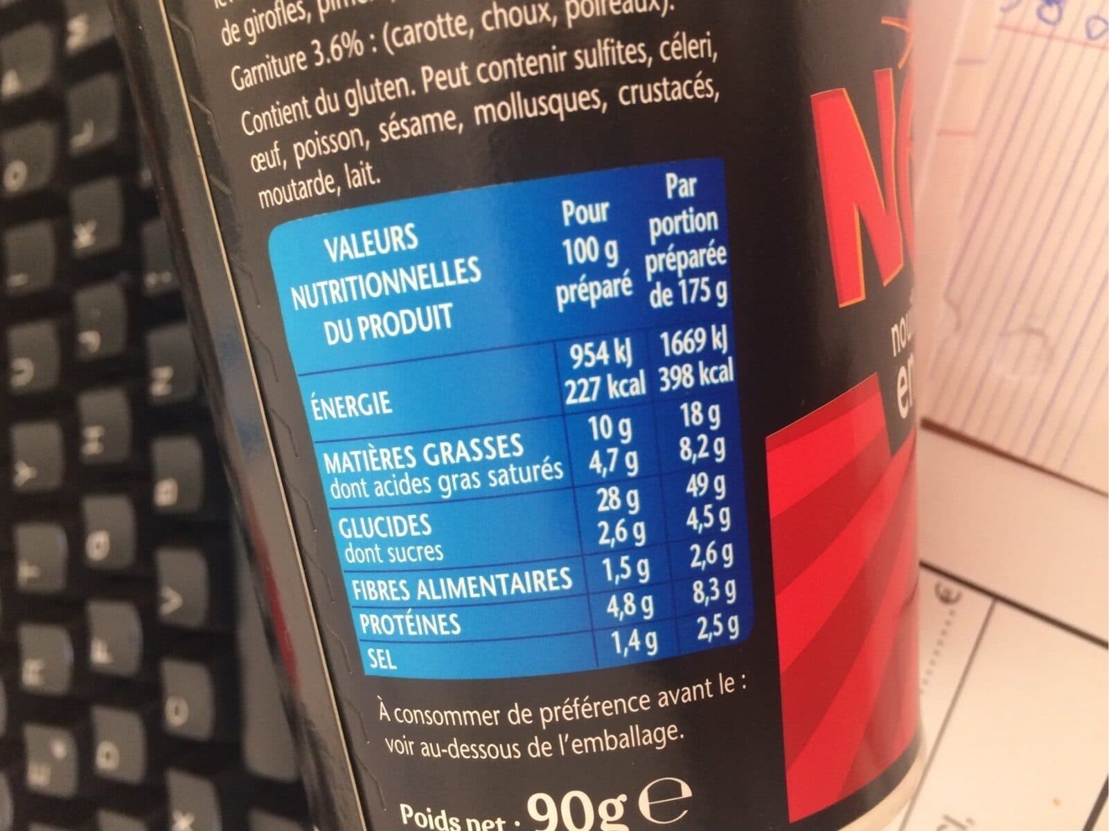 Lustucru Lustucru banzaï noodle nouilles sautées en sauce boeuf soja 90g packshot
