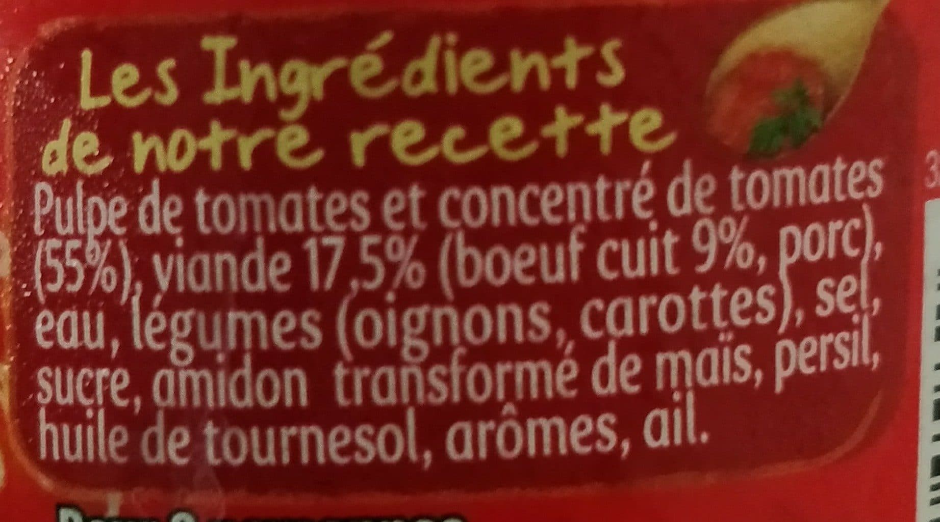Panzani Bolognaise packshot