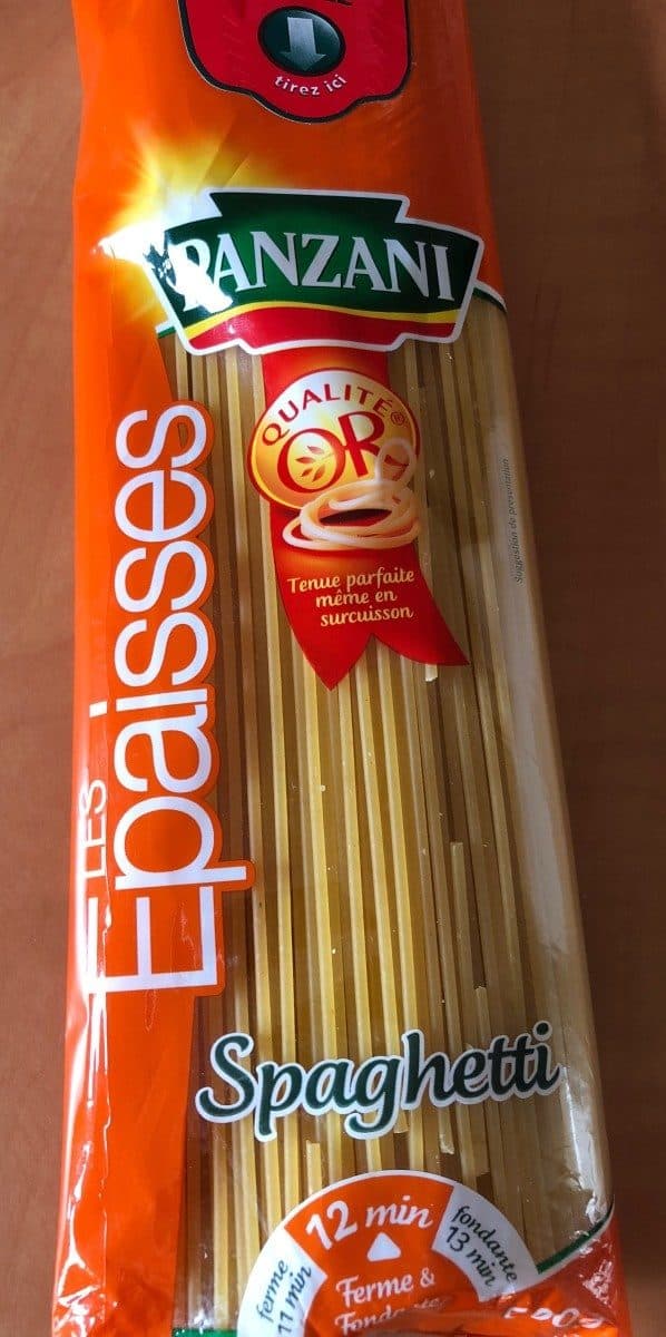 Panzani Spaghetti les Epaisses packshot