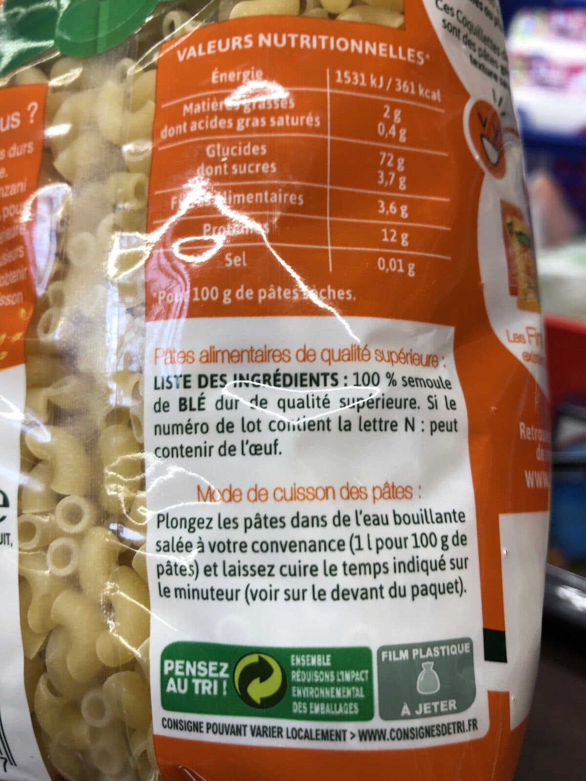 Panzani Coquillettes Les Épaisses packshot