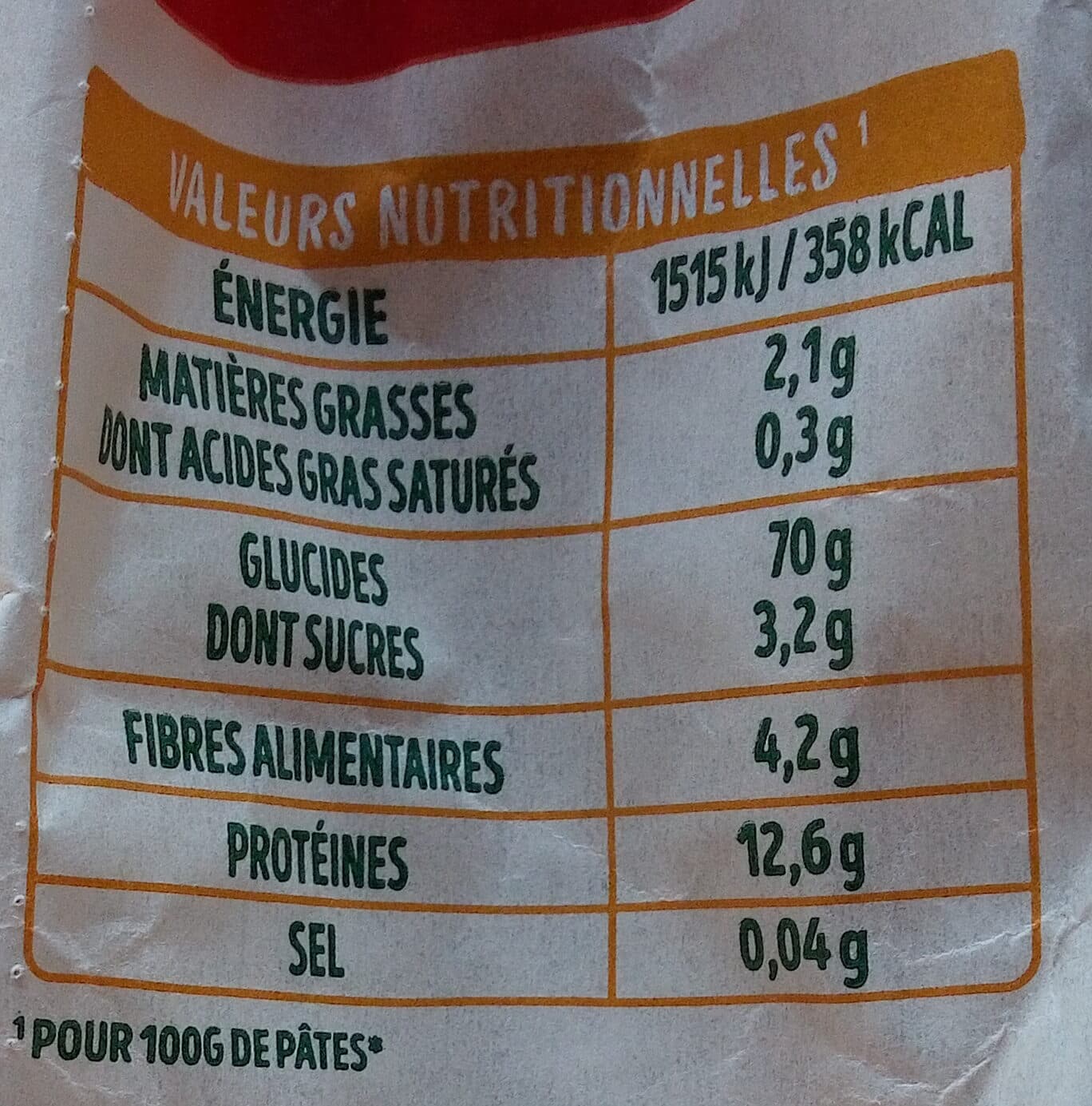Panzani Torti Blé & Céréales - Blé - Quinoa - Sarrasin packshot