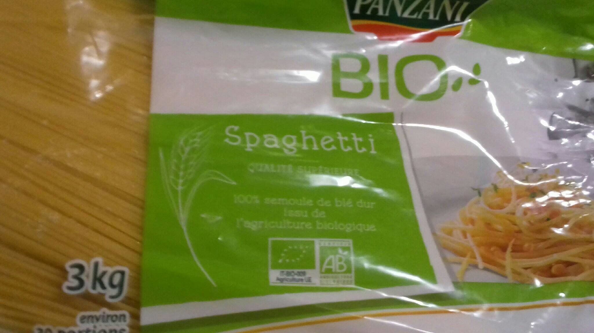 Panzani + Panzani spaghetti bio qualite superieure 3kg packshot