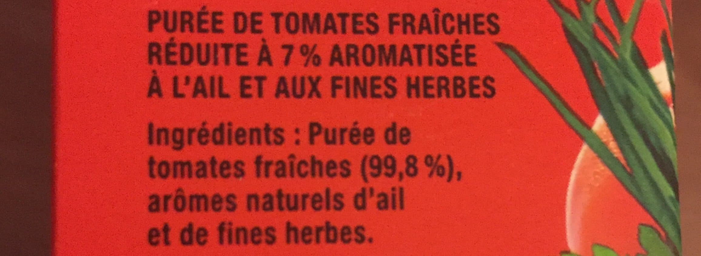 Panzani Panzani tomacouli ail et fines herbes 500g packshot