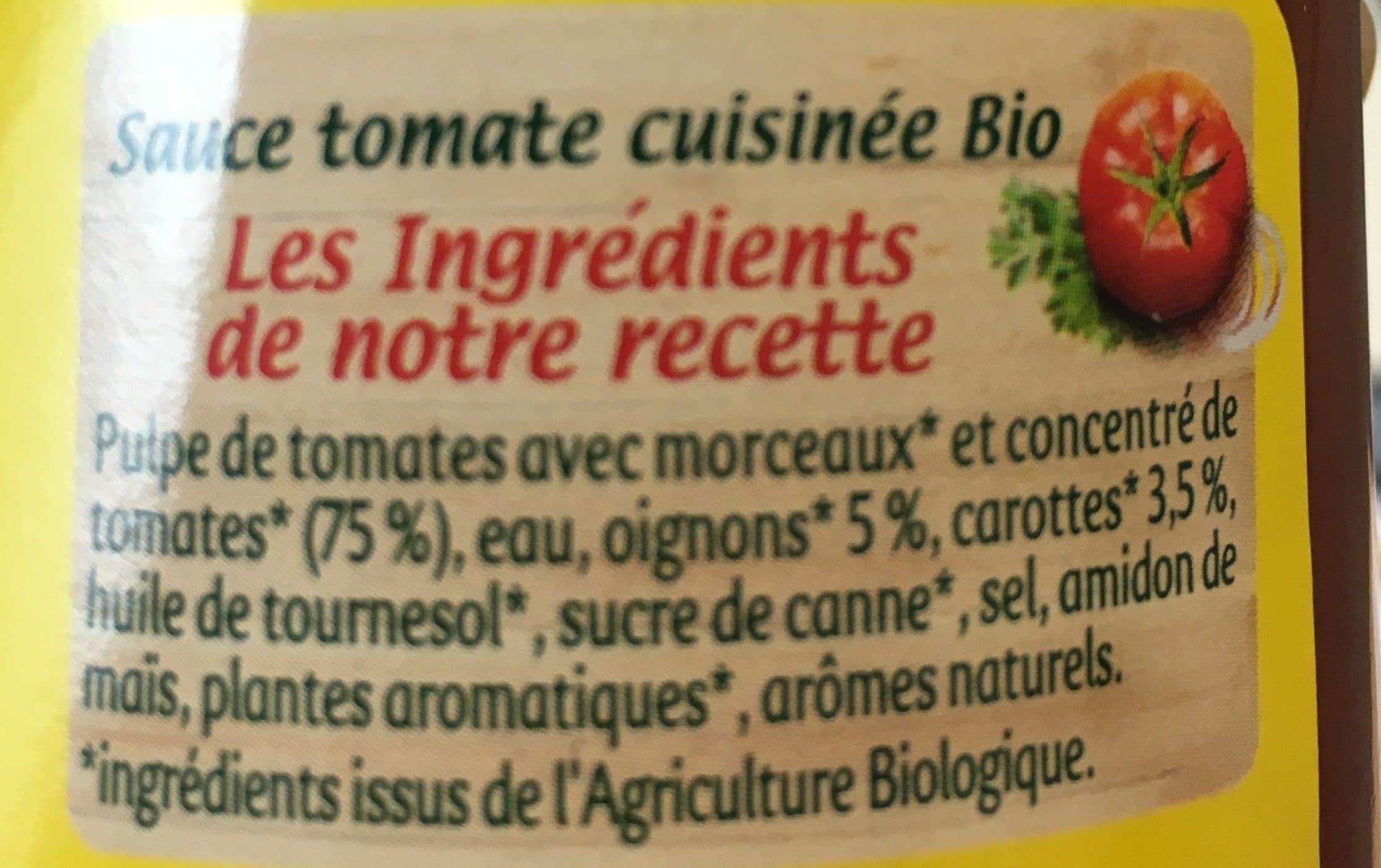 Panzani Panzani - spf - sauce tomates cuisinées bio 400g packshot