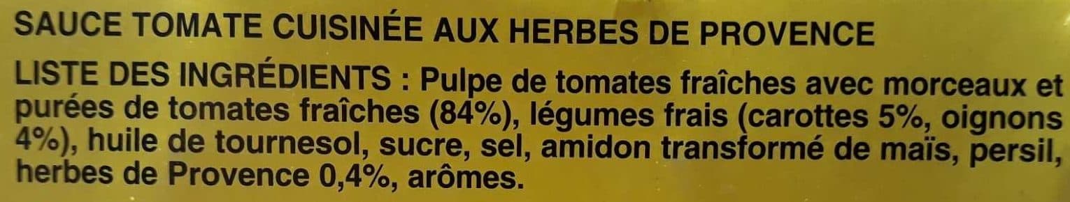 Panzani Sauce provençale packshot
