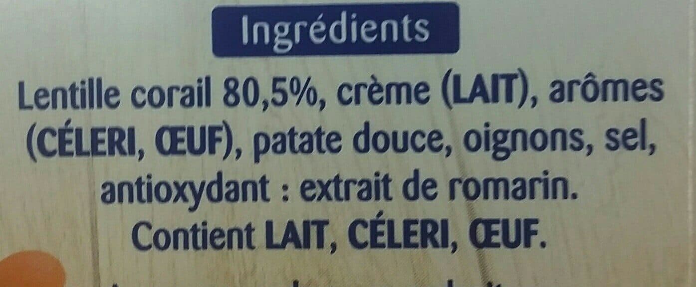 Lustucru Mousseline de lentilles corail packshot