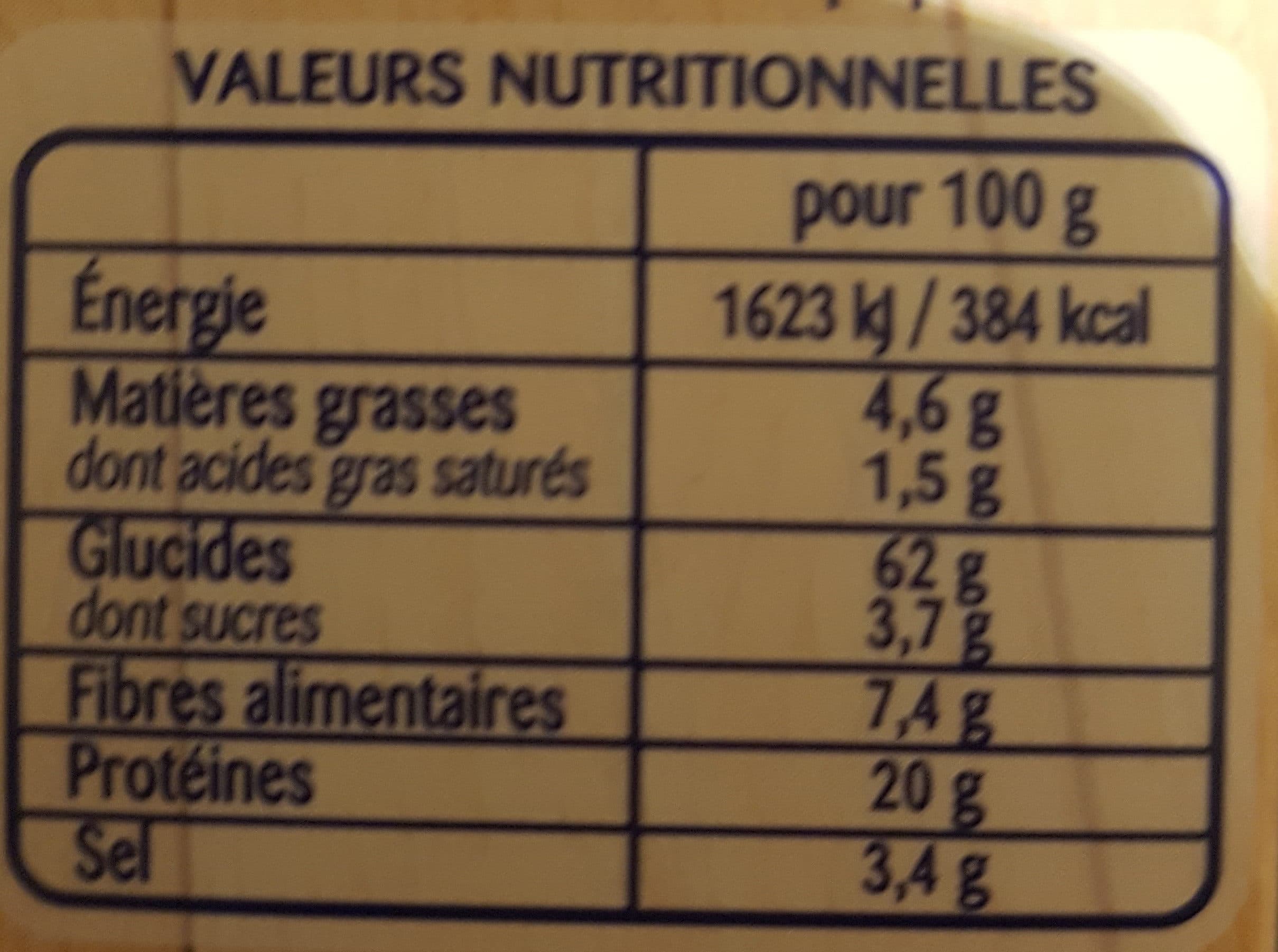 Lustucru Mousseline de pois cassés packshot