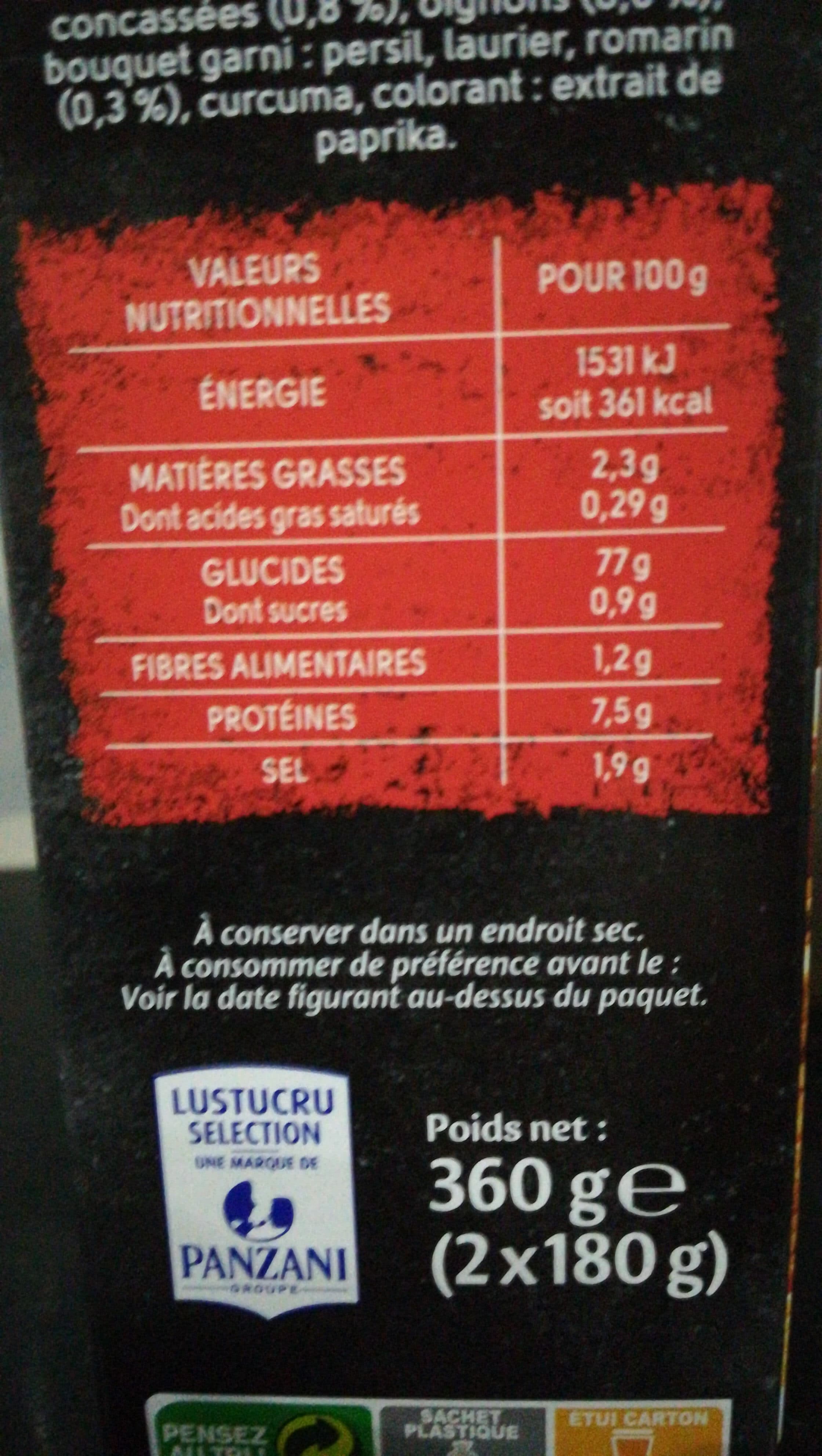 Panzani Riz du chef concassé de tomates & bouquet garni packshot