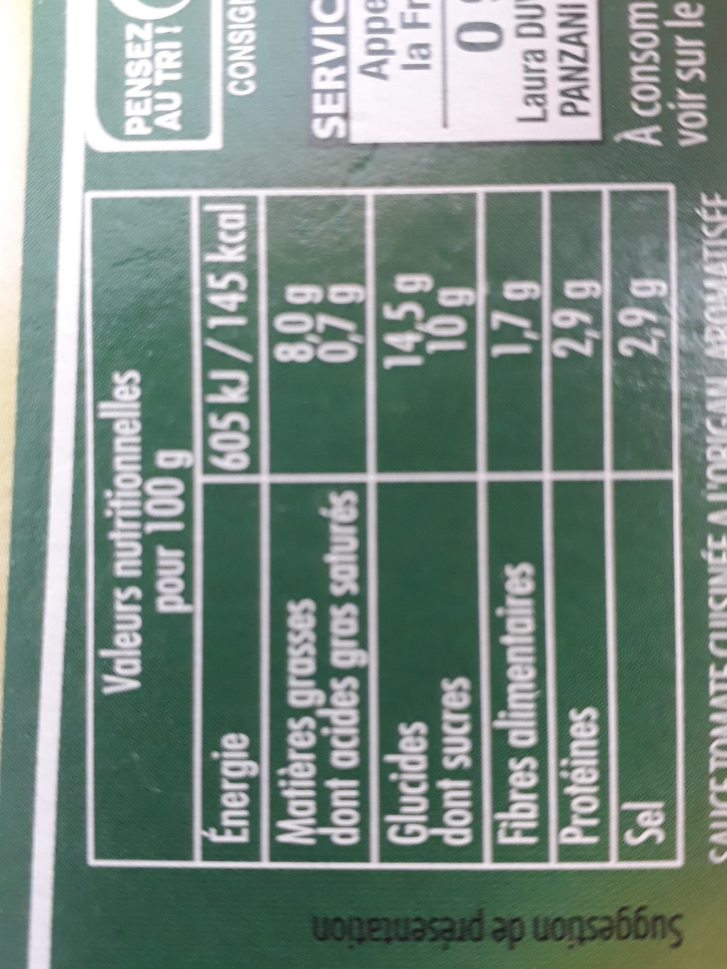 Panzani Sauce tomate façon pizza packshot