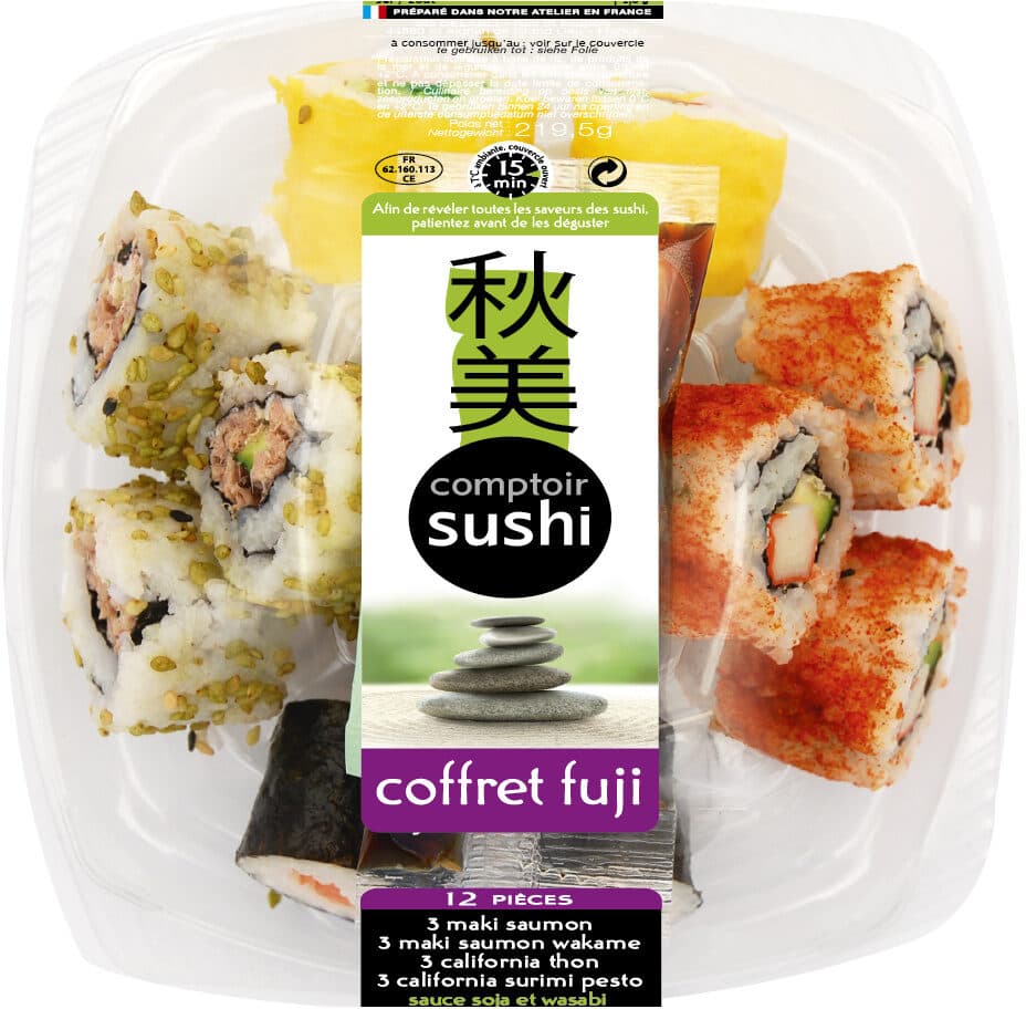 Comptoir Sushi Coffret Fuji - 12 pièces packshot
