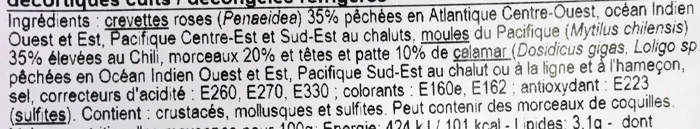 Delpierre Notre cocktail de fruits de mer Salade ou Apéro packshot