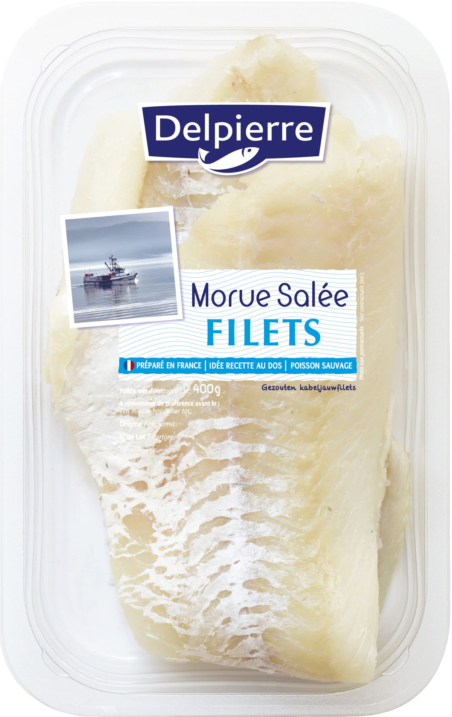 Delpierre Filets de morue salée packshot