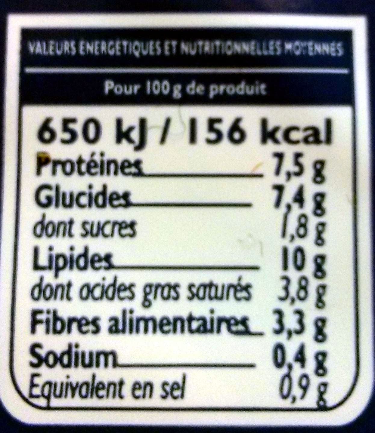 Sans marque Brandade de Morue Parmentière packshot