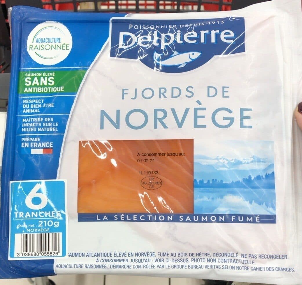 Delpierre Saumon fumé packshot