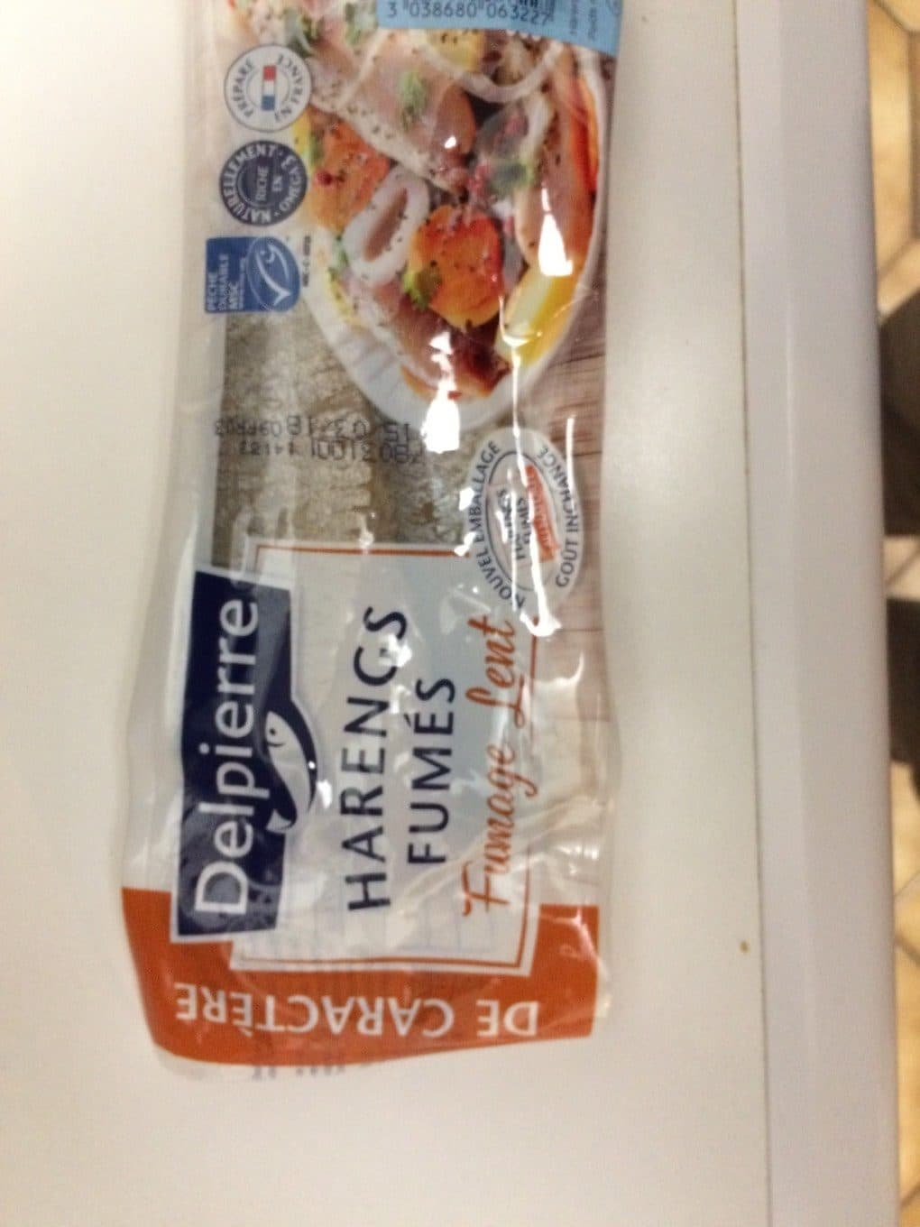 Delpierre Filets de harengs fumes au packshot