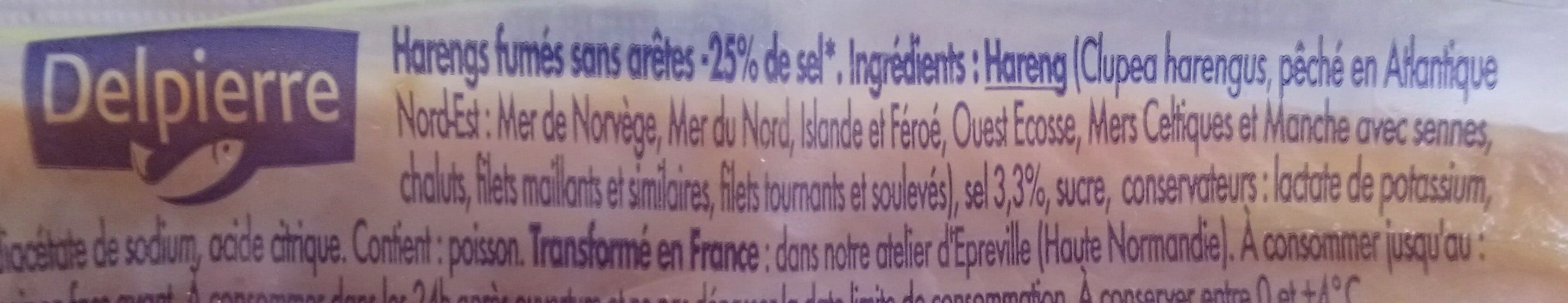 Delpierre Harengs Fumés, sans arrêtes packshot