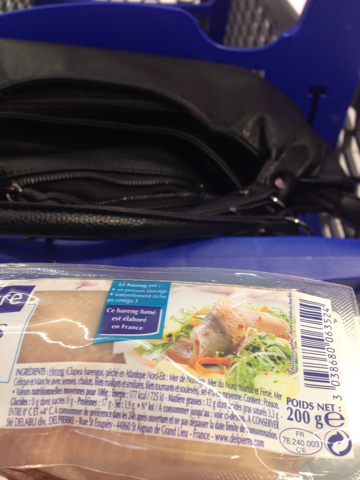 Delpierre Delpierre, Filets de harengs doux ballotin, le sachet de packshot