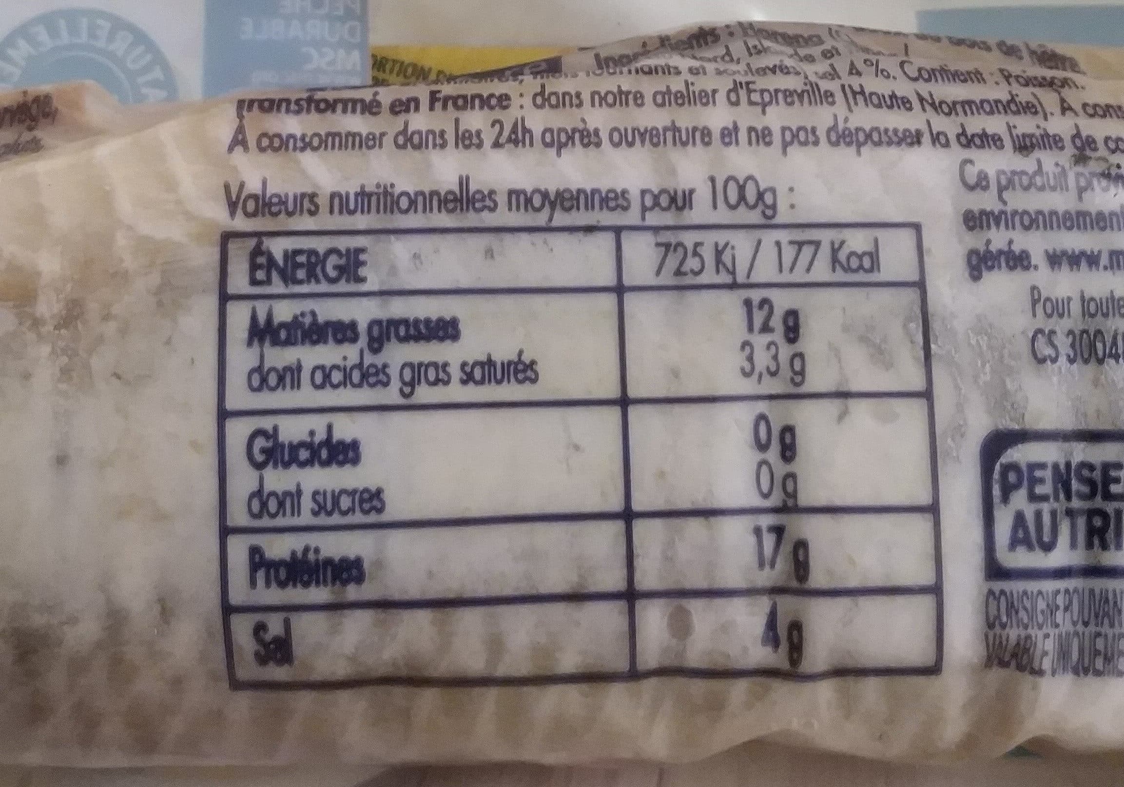 Delpierre Harengs Fumés fumage doux packshot