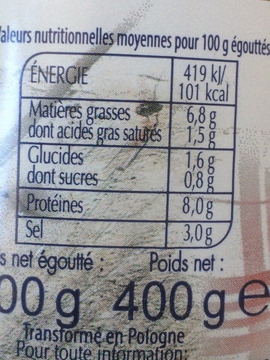 Delpierre Rollmops au vinaigre Delpierre packshot