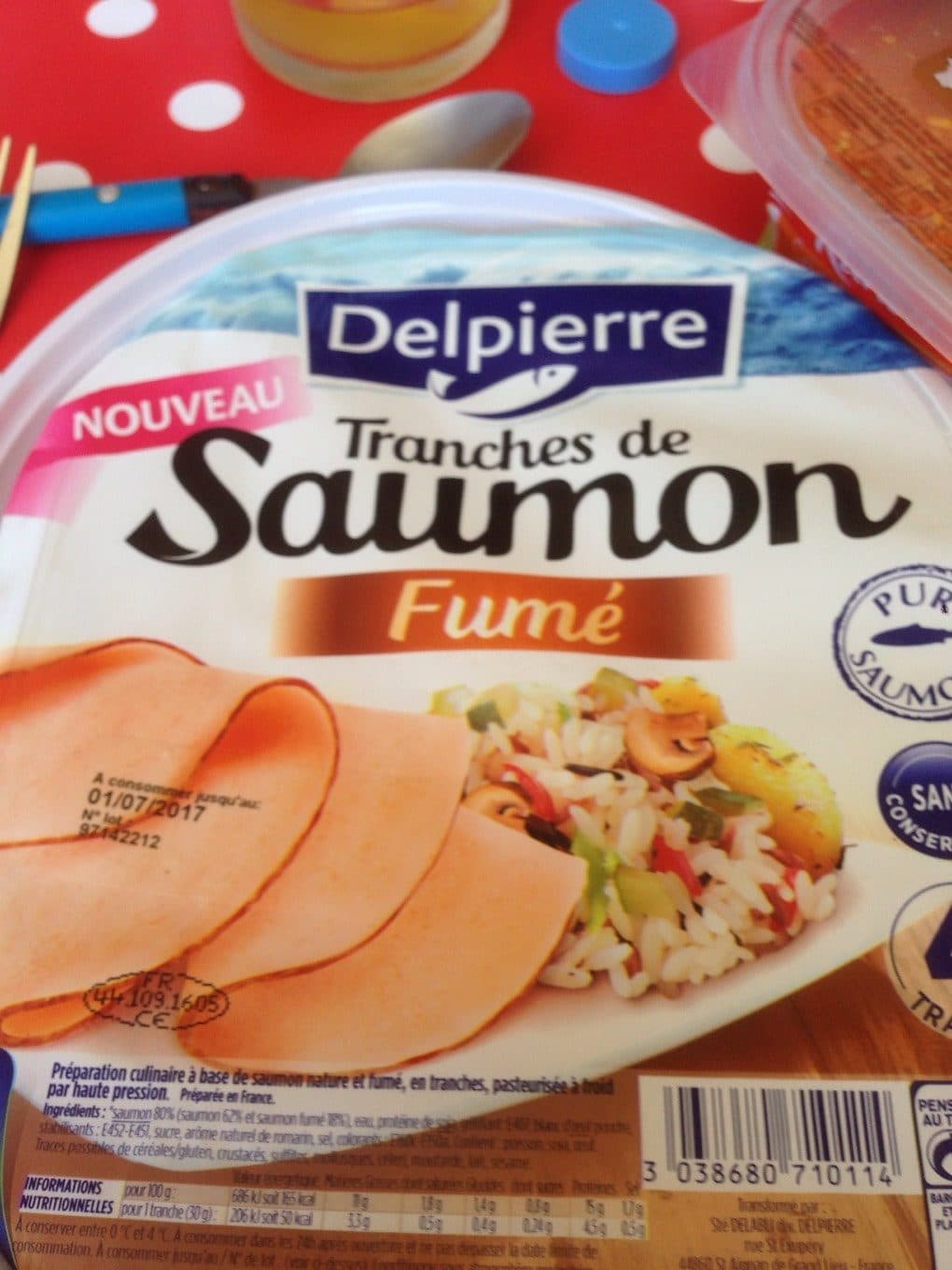 Delpierre Tranches de saumon fume packshot