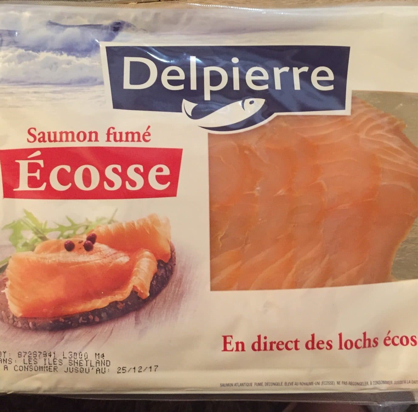 Delpierre Saumon fumé packshot