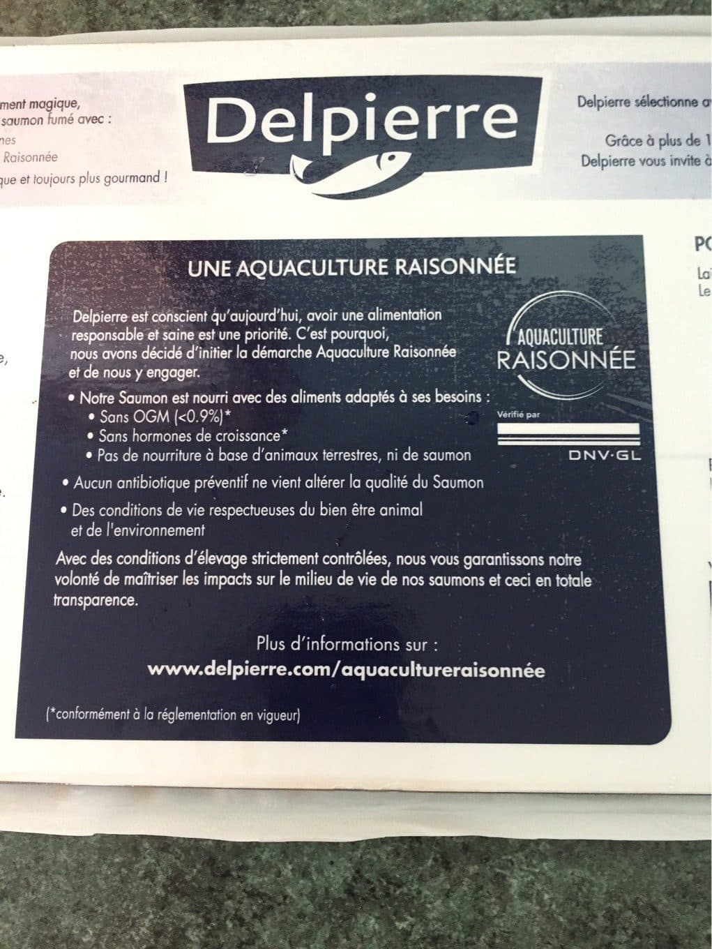 Delpierre Saumon fumee packshot