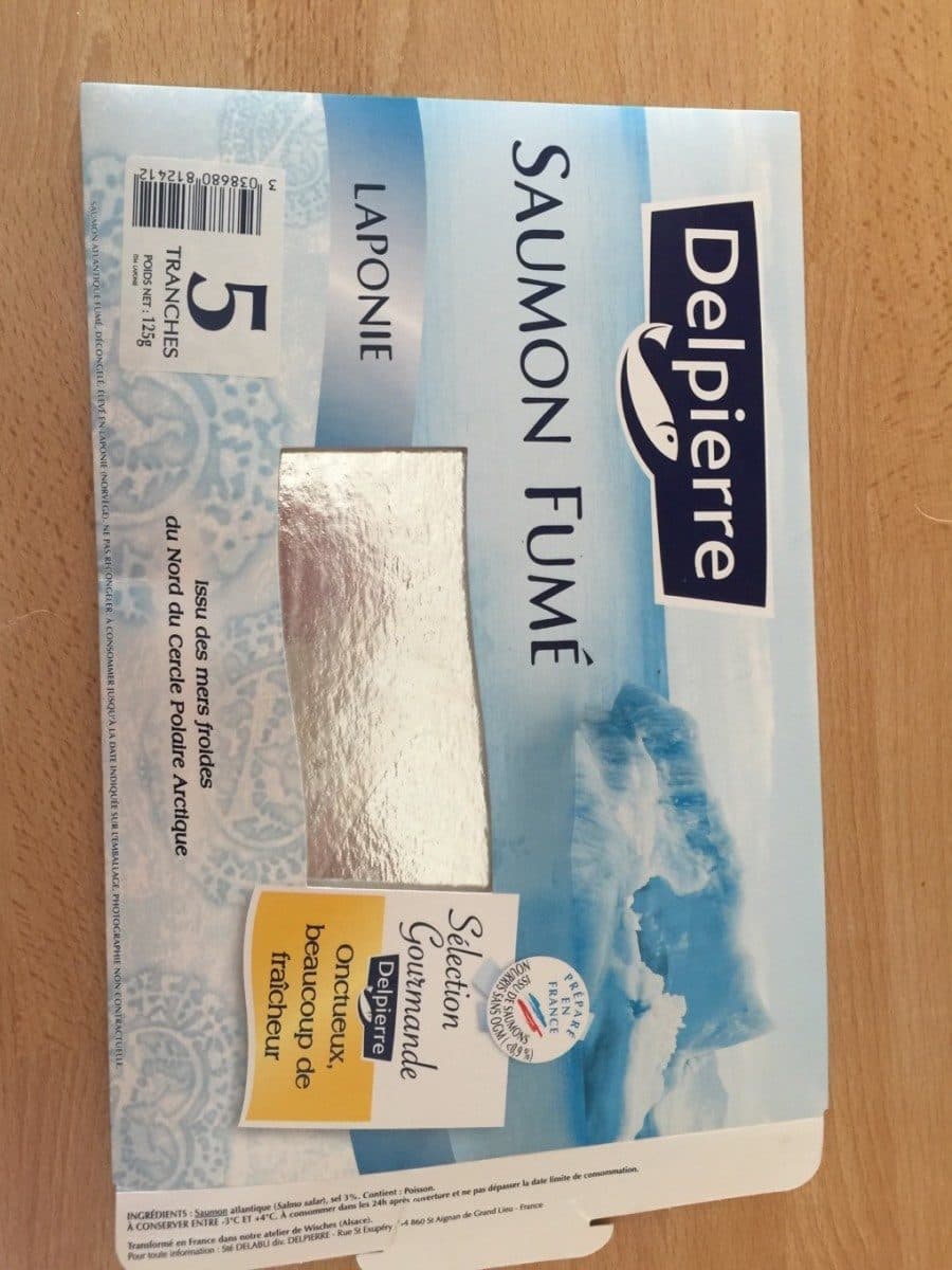 Delpierre Saumon fumé packshot