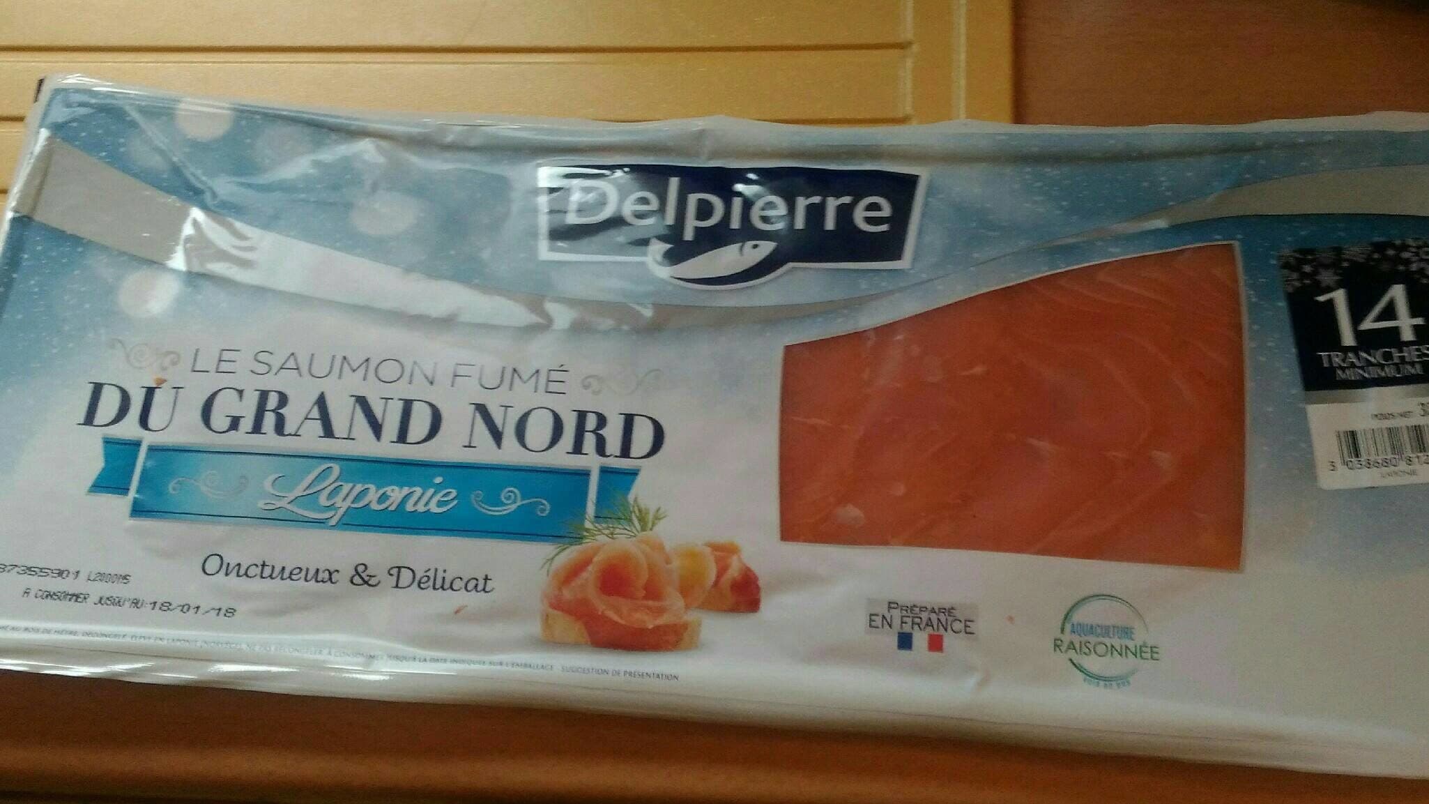 Delpierre Saumon fumé packshot