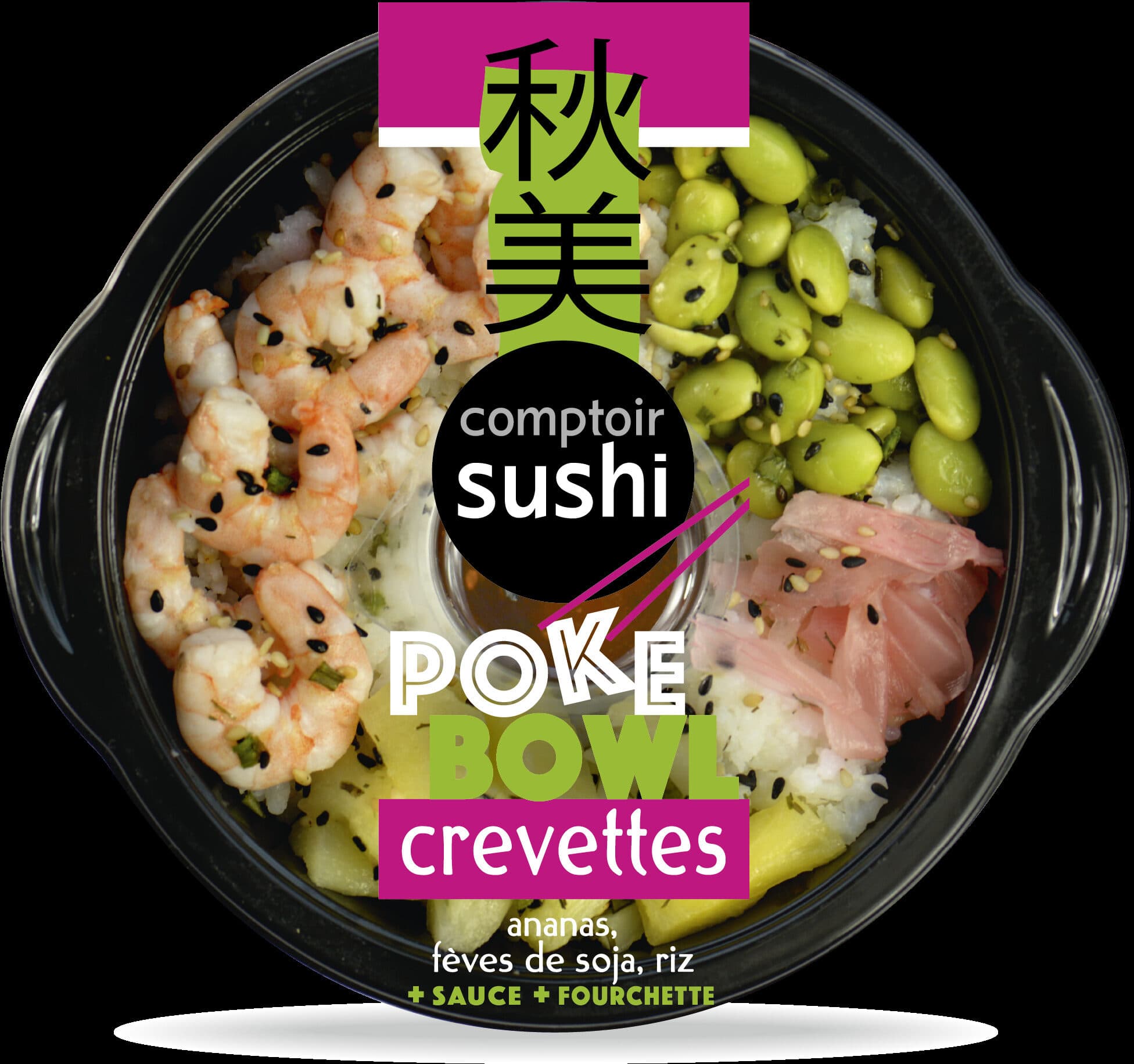 Comptoir Sushi Poke bowl Crevettes packshot