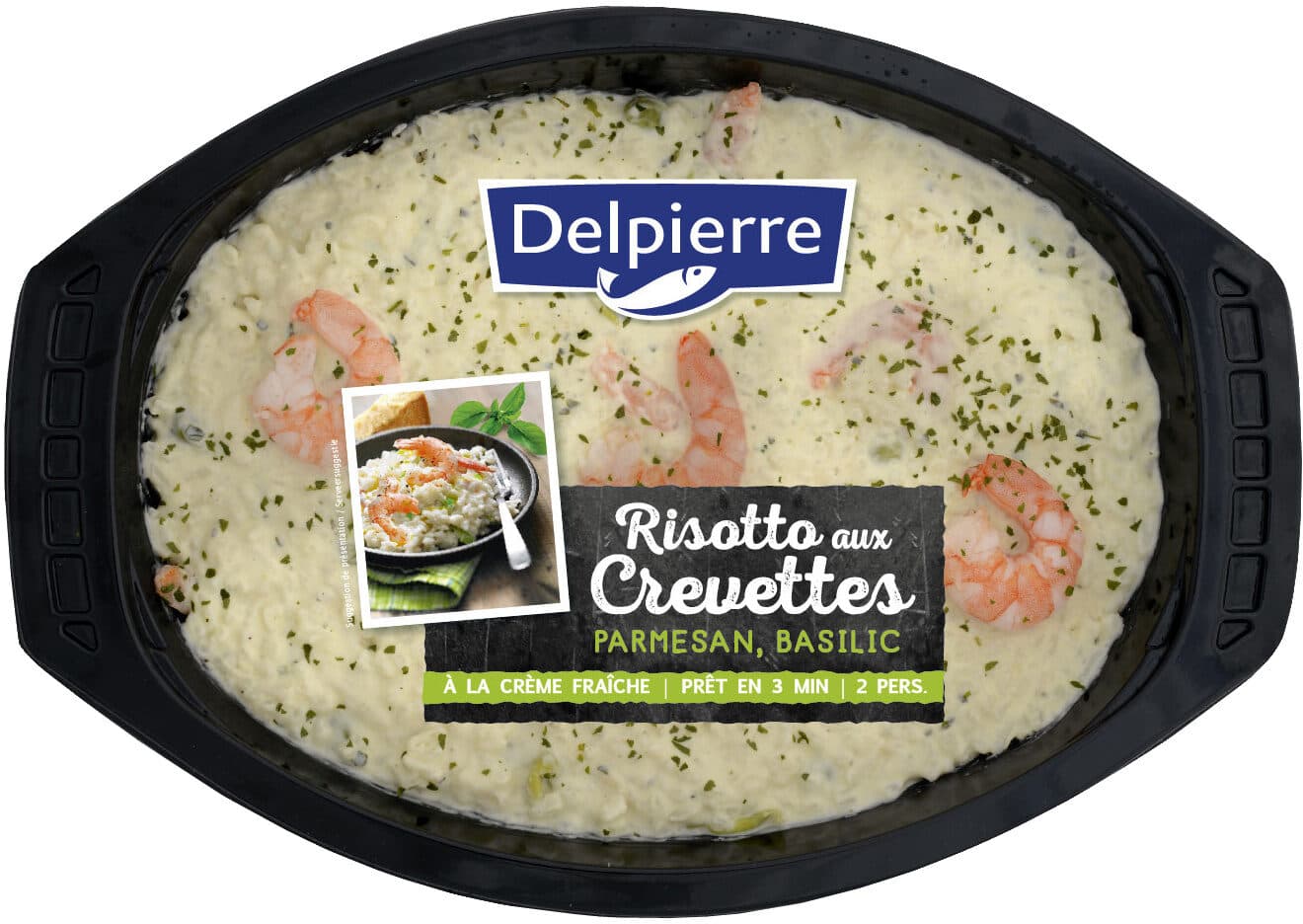 Delpierre Risotto aux crevettes packshot