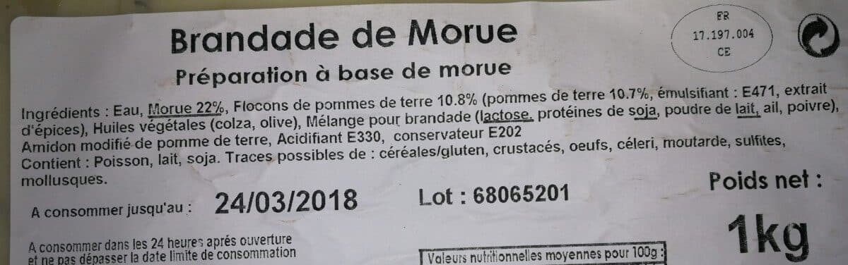 Delpierre Brandade de morue packshot