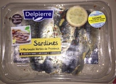Delpierre Filets de sardines citron/herbes de provence packshot