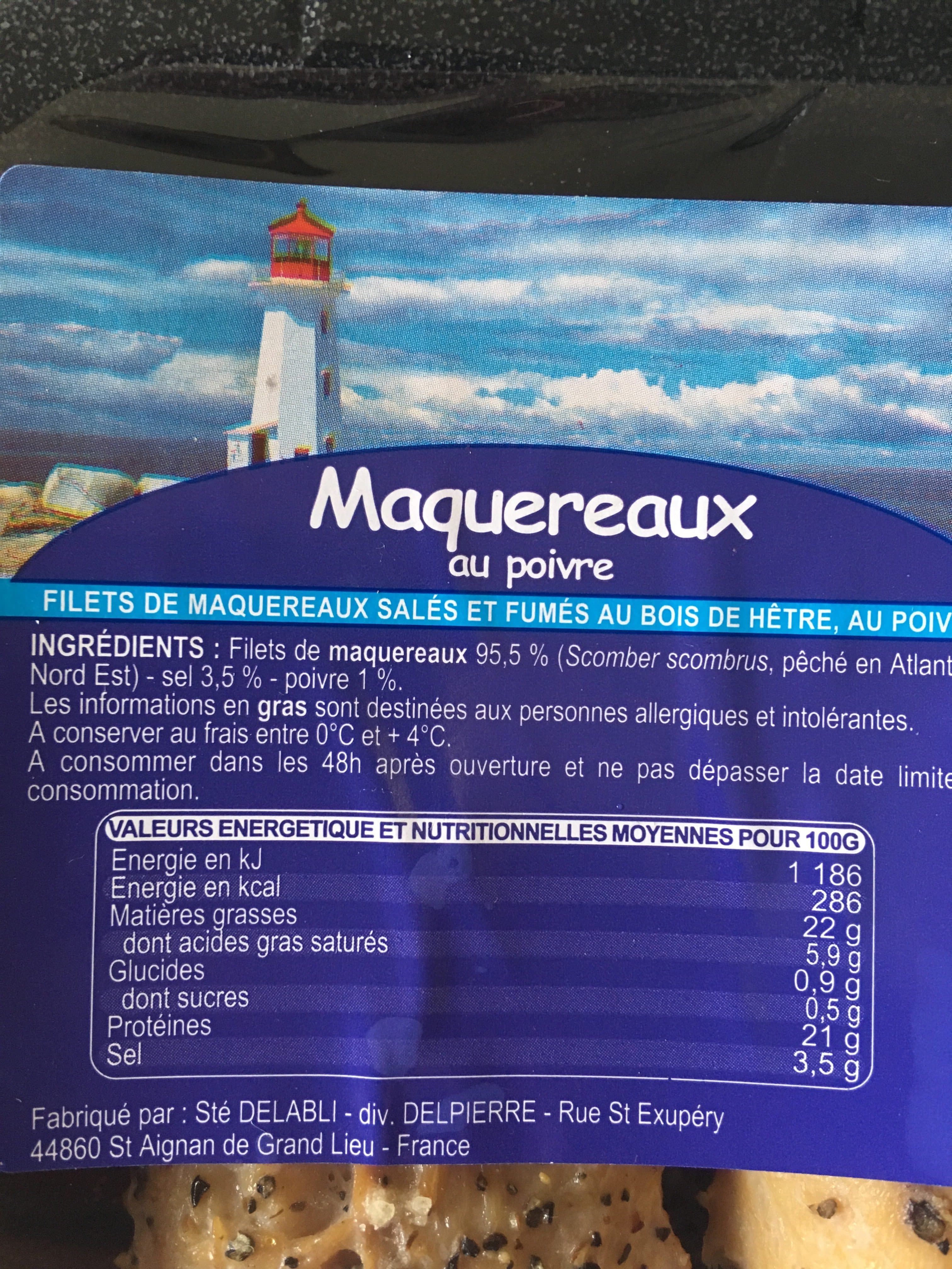 Maquereaux Au Poivre Maquereaux au poivre packshot