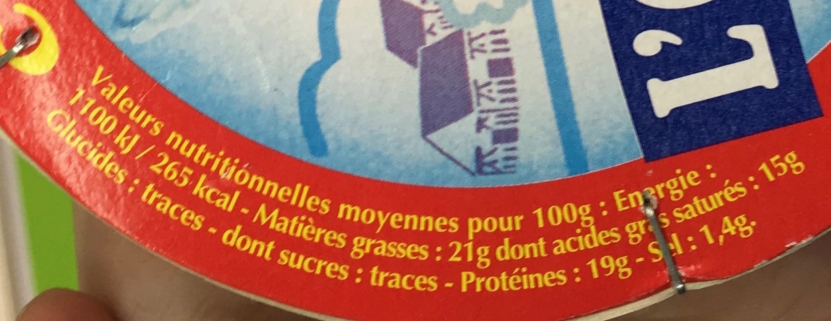 L'Oiseau Bleu Camembert (21 % MG) packshot