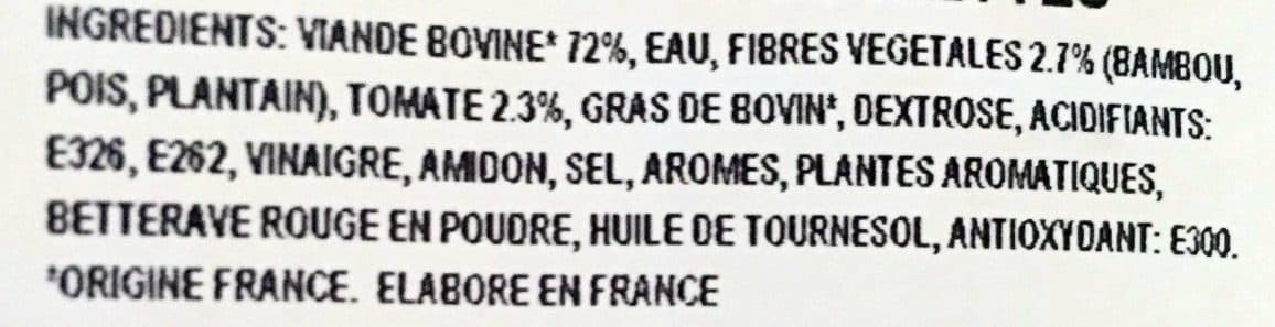 Open Food Facts Boulettes viande packshot