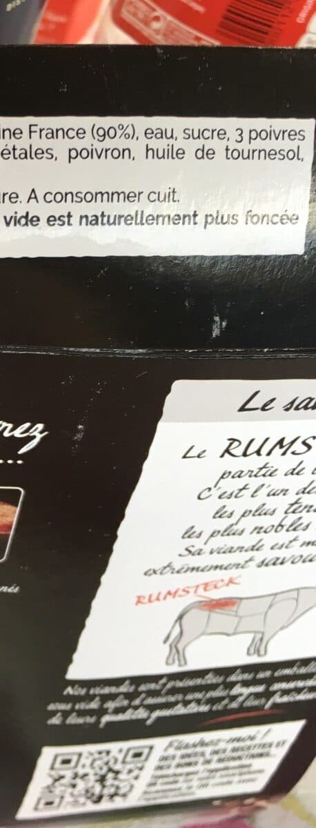 Socopa Pavé de Rumsteck aux 3 Poivres packshot
